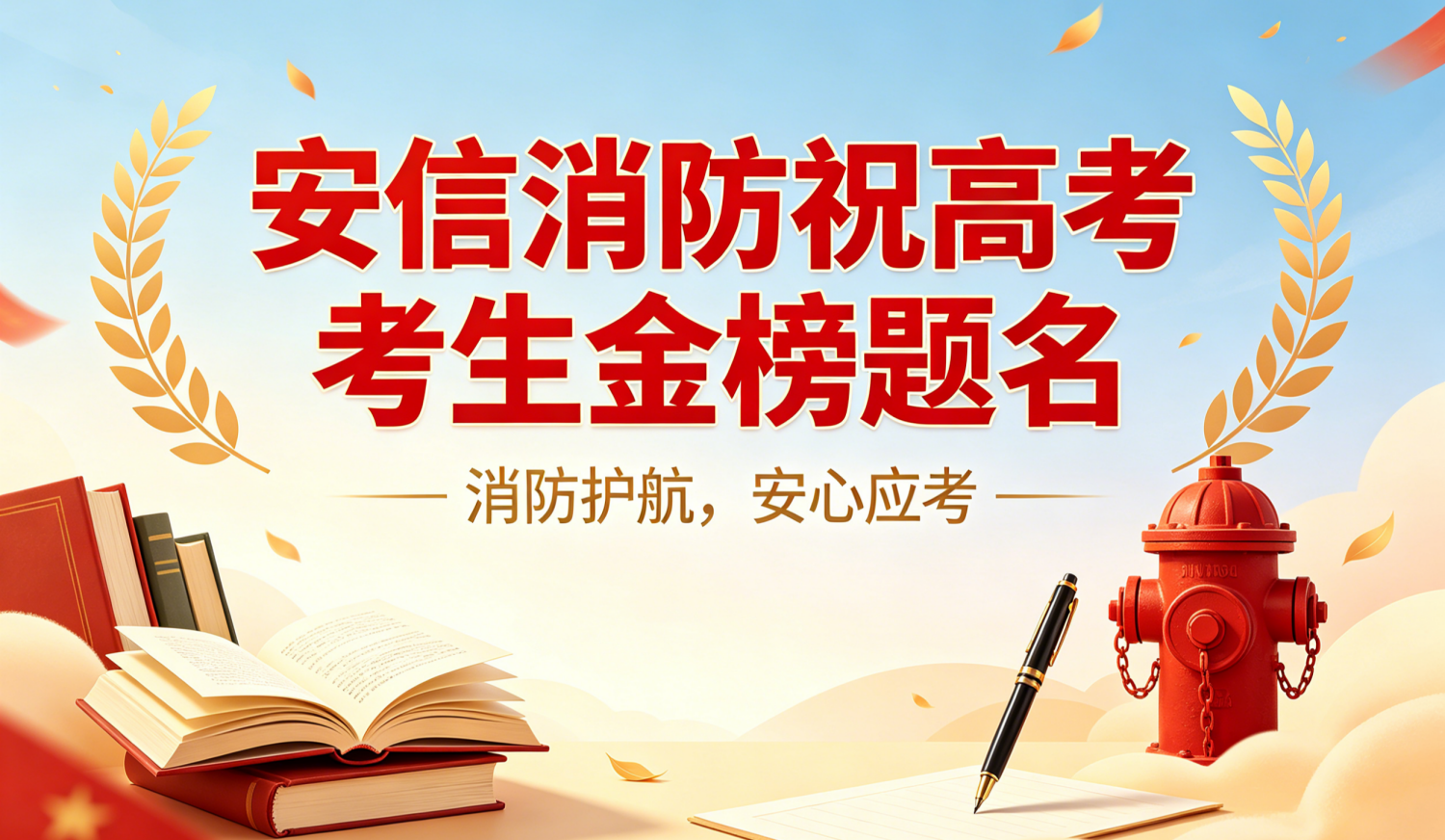 盛夏逐梦护航高考 安信消防筑牢安全防线
