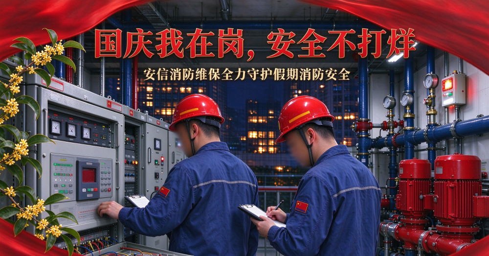国庆我在岗，安全不打烊｜安信消防全力守护假期消防安全